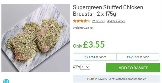 MuscleFood Superfood Stuffed Greens