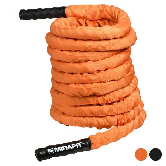 Mirafit Sleeve Battle Rope Orange